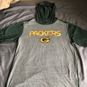 Packers hooded shirt